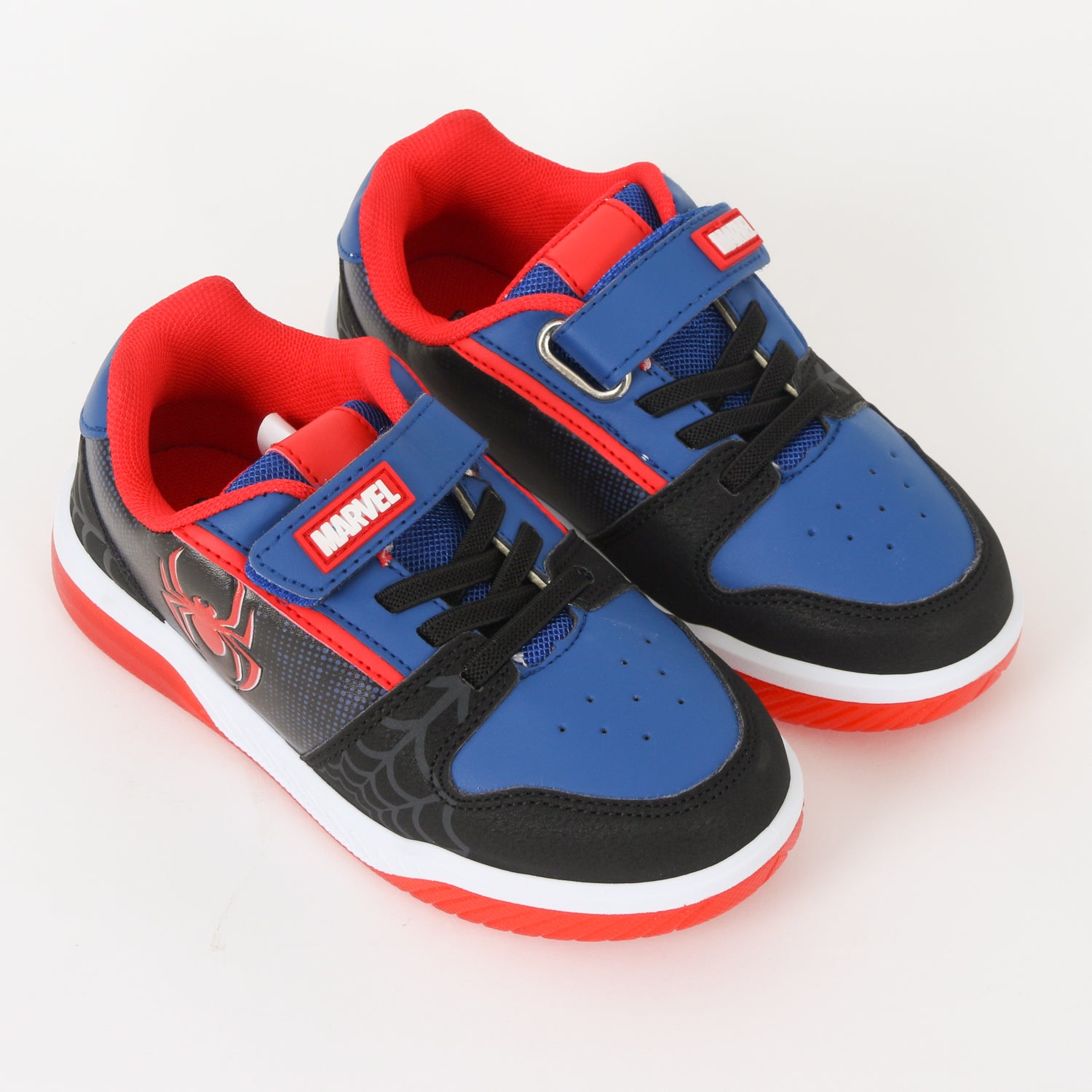 Zapatillas con luces Niño Negro Araña Spiderman Marvel