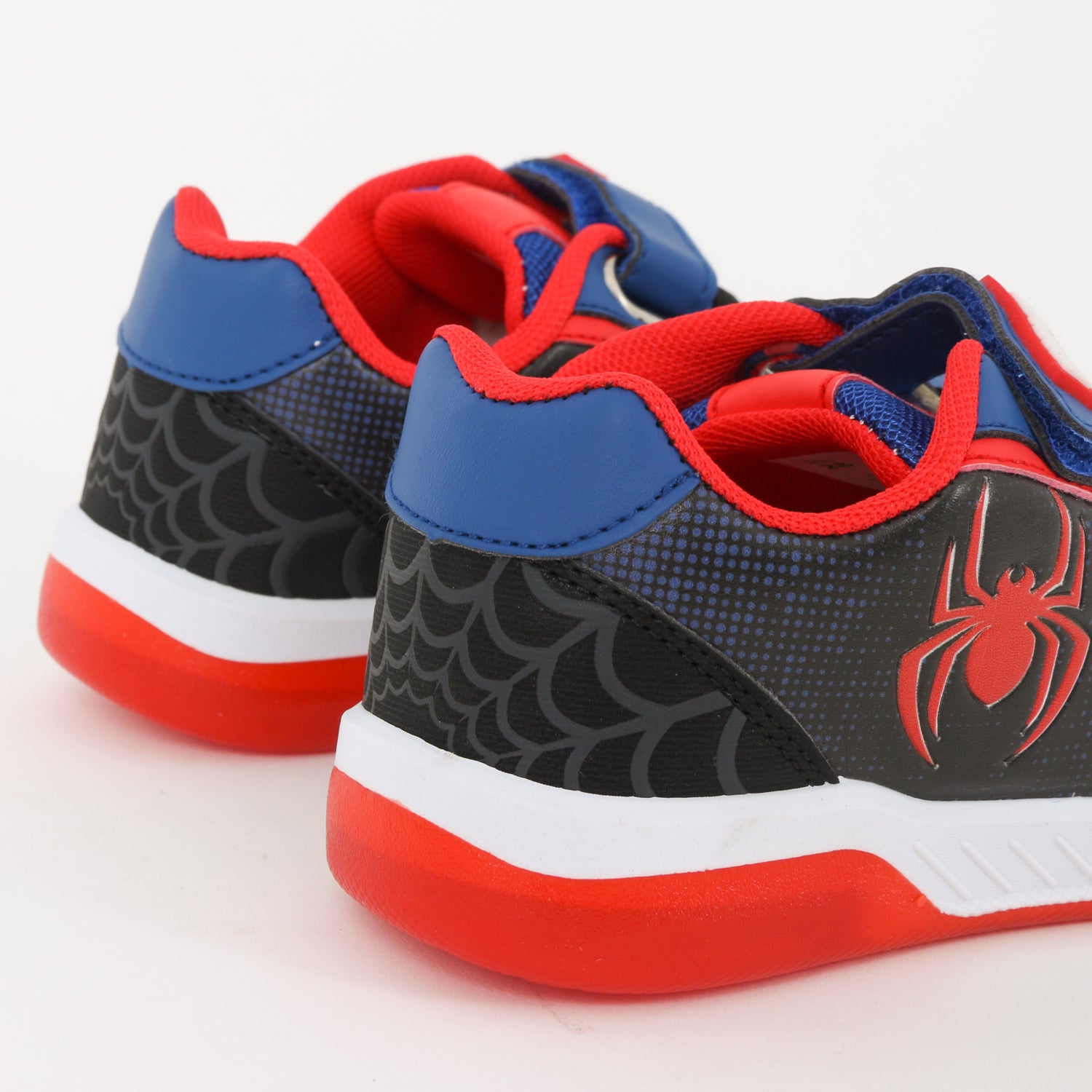 Zapatillas con luces Niño Negro Araña Spiderman Marvel