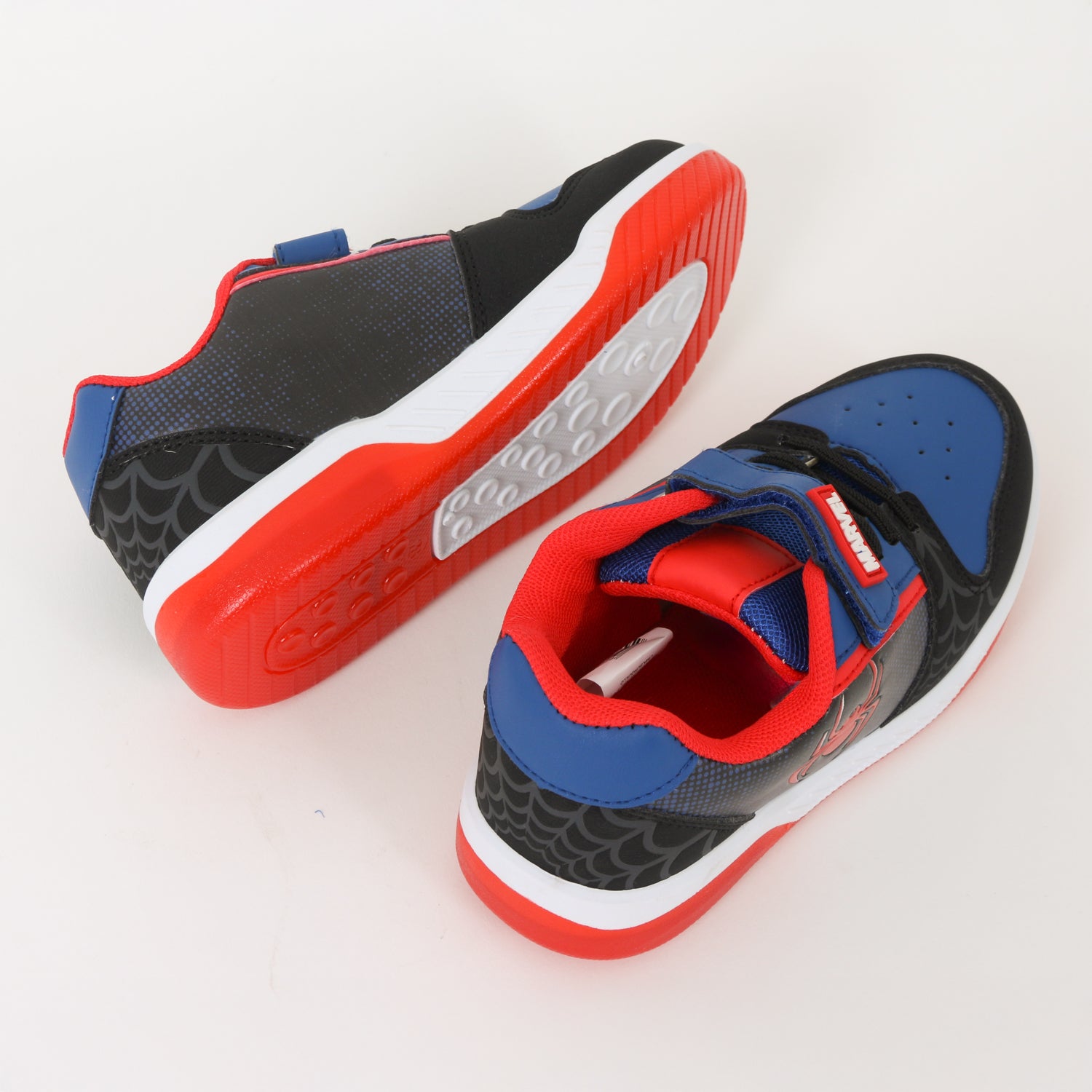 Zapatillas con luces Niño Negro Araña Spiderman Marvel