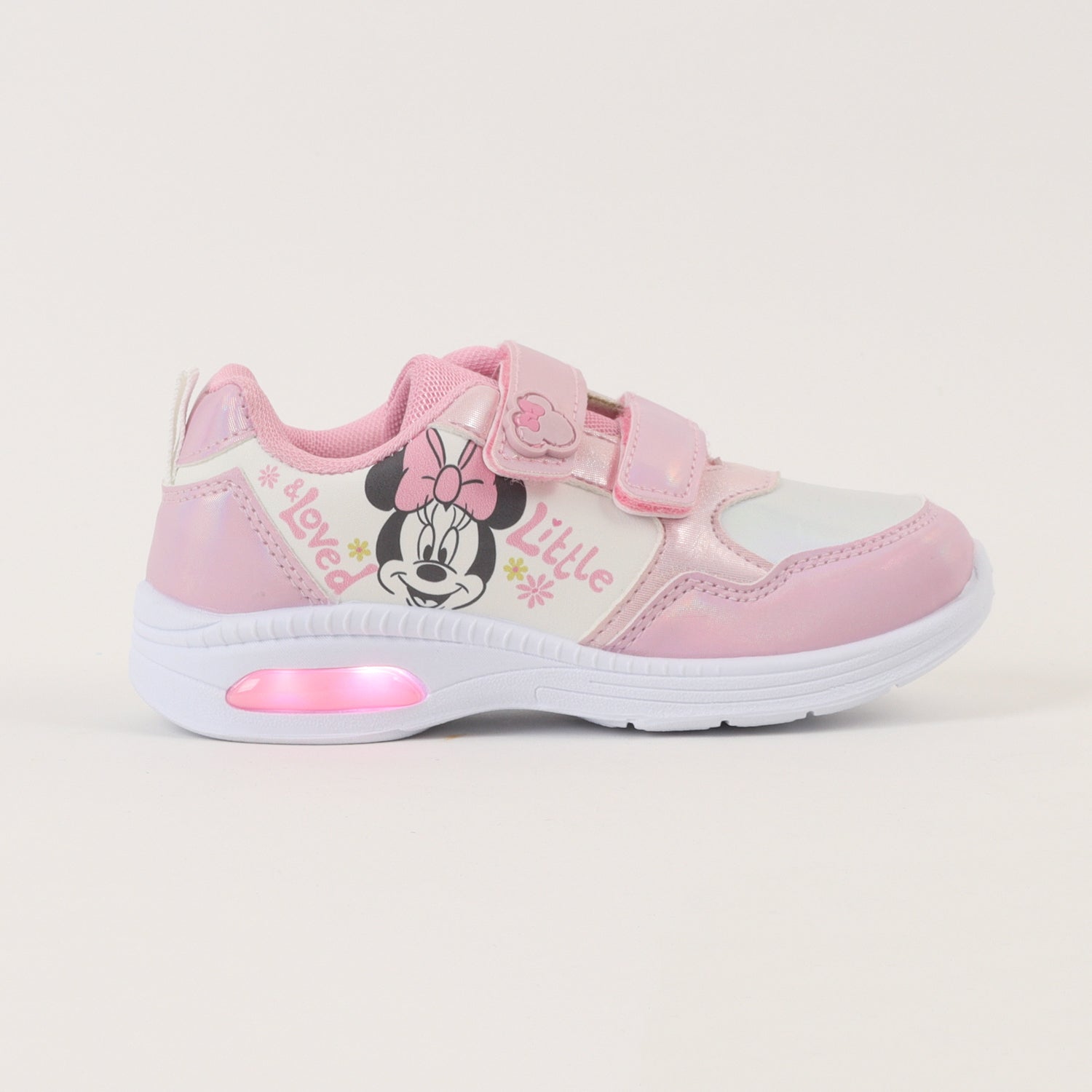 Zapatillas con Luces Niña Rosado Minnie Loved Disney