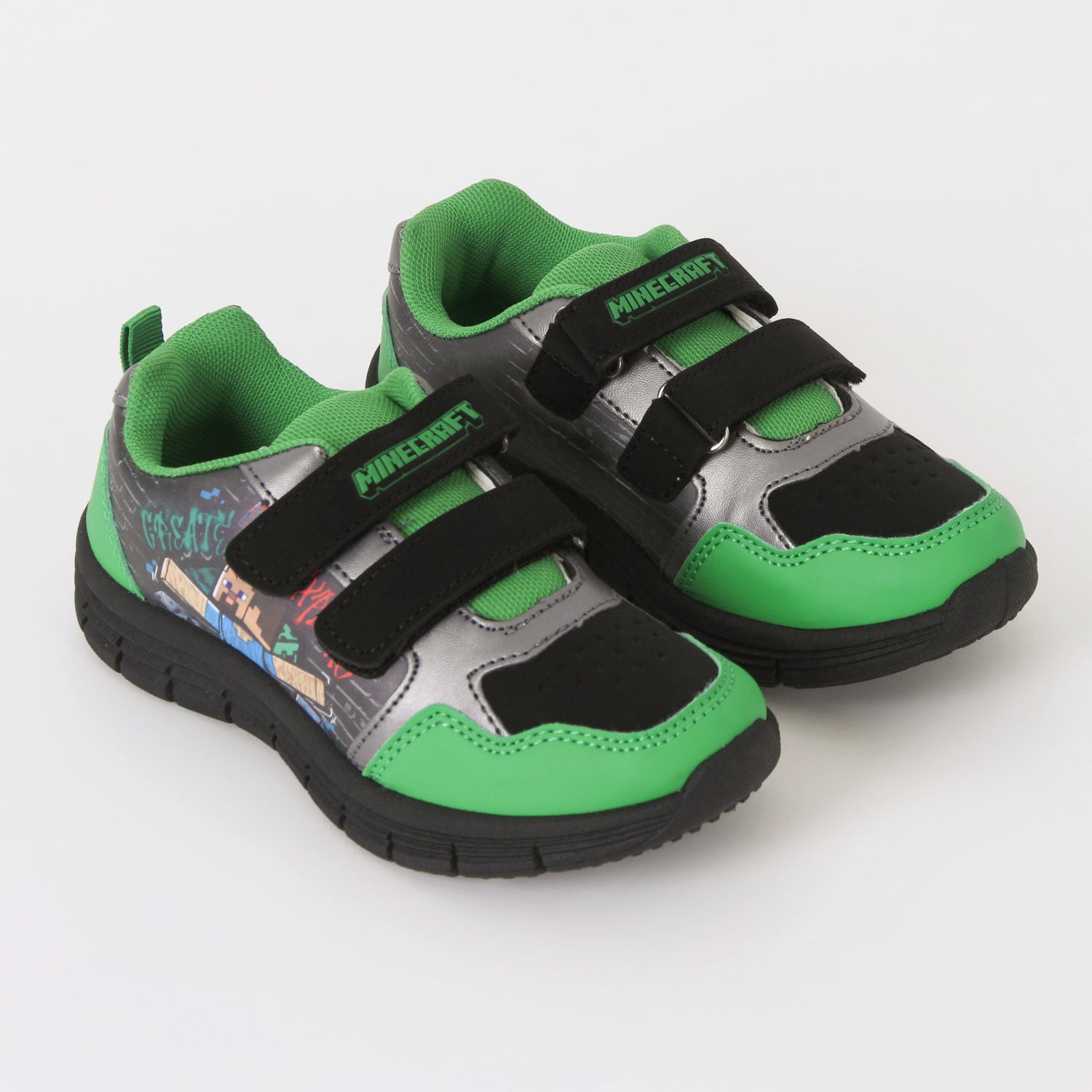 Zapatillas Niño Verde Personaje Minecraft