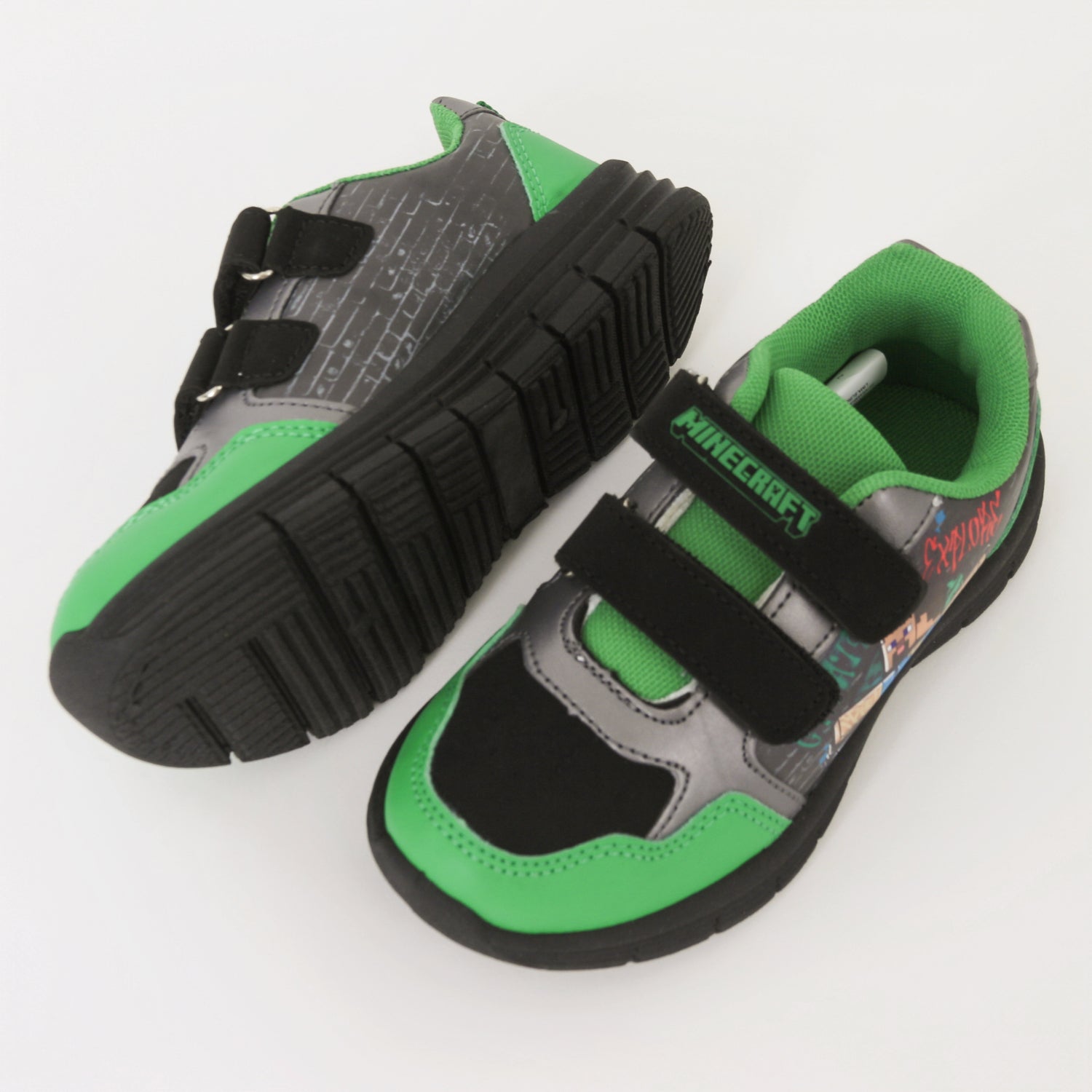 Zapatillas Niño Verde Personaje Minecraft