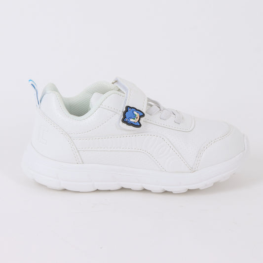 Zapatilla Escolar Niño Velcro Sonic Pin Blanco Sonic - Zapatillas Chile | The Brands Club cl