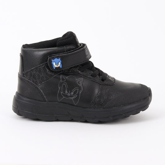 Zapatilla Escolar Niño Caña Alta Negro Sonic - Zapatillas Chile | The Brands Club cl