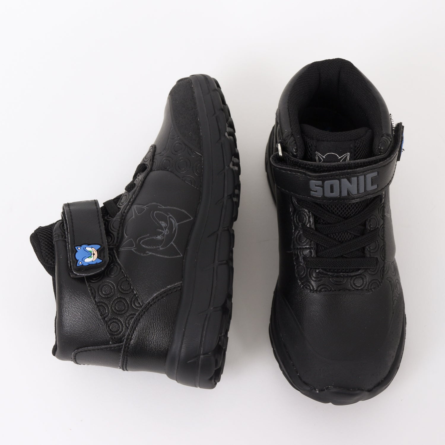 Zapatilla Escolar Niño Caña Alta Negro Sonic - Zapatillas Chile | The Brands Club cl