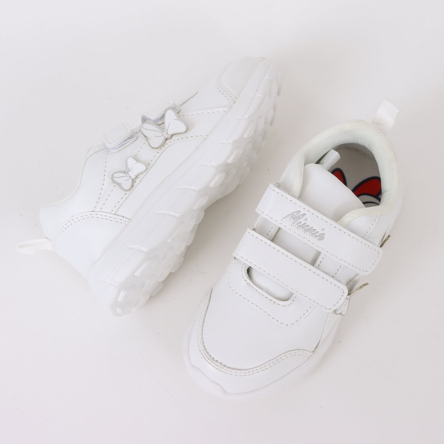 Zapatilla Escolar Niña Cintas Minnie Mouse Blanco Disney - Zapatillas Chile | The Brands Club cl