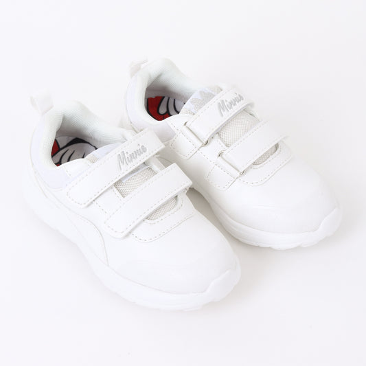 Zapatilla Escolar Niña Velcro Minnie Mouse Blanco Disney - Zapatillas Chile | The Brands Club cl