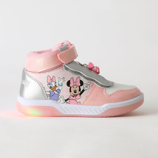 Zapatilla Caña Alta Niña Luces Minnie & Daisy Rosado Disney - Zapatillas Chile | The Brands Club cl