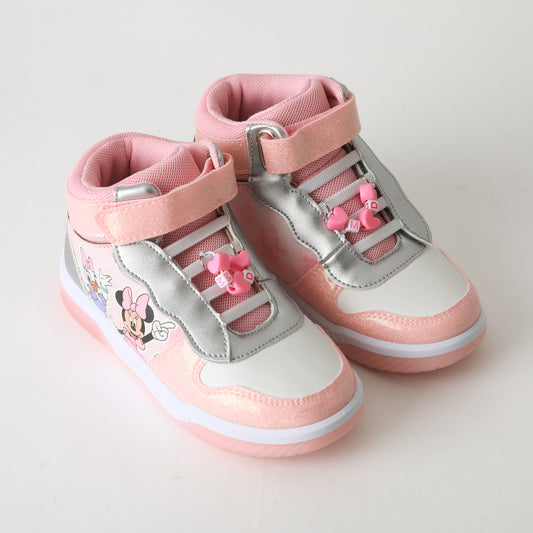 Zapatilla Caña Alta Niña Luces Minnie & Daisy Rosado Disney - Zapatillas Chile | The Brands Club cl
