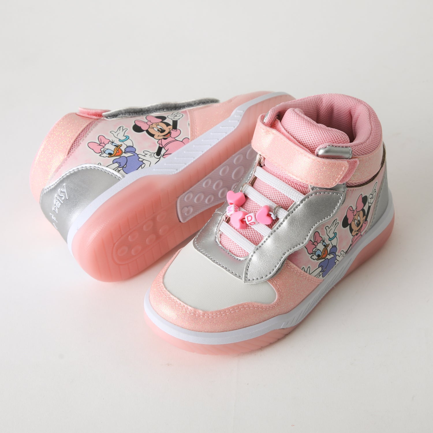 Zapatilla Caña Alta Niña Luces Minnie & Daisy Rosado Disney - Zapatillas Chile | The Brands Club cl