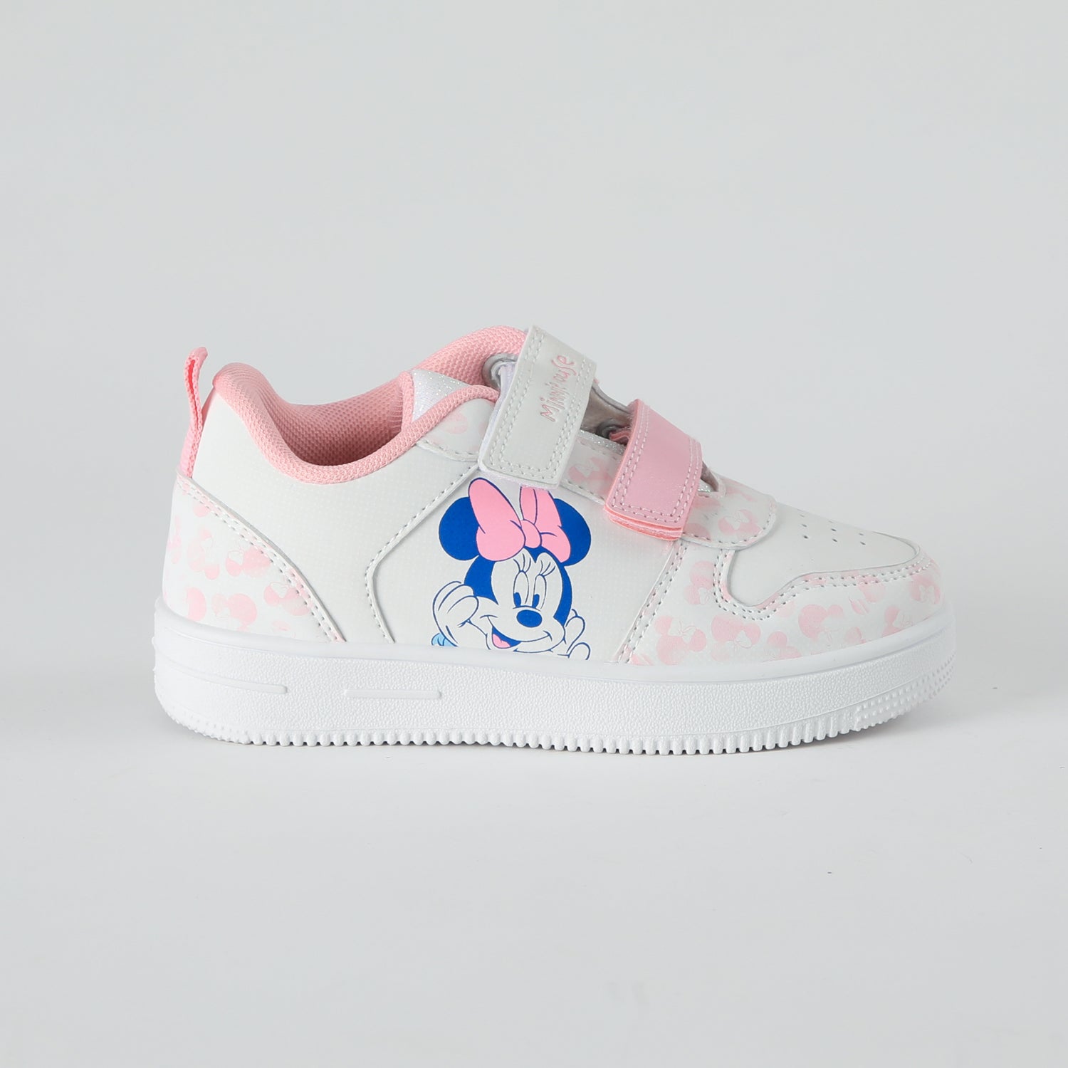 Zapatilla Niña Velcro Minnie Smile Blanco Disney - Zapatillas Chile | The Brands Club cl