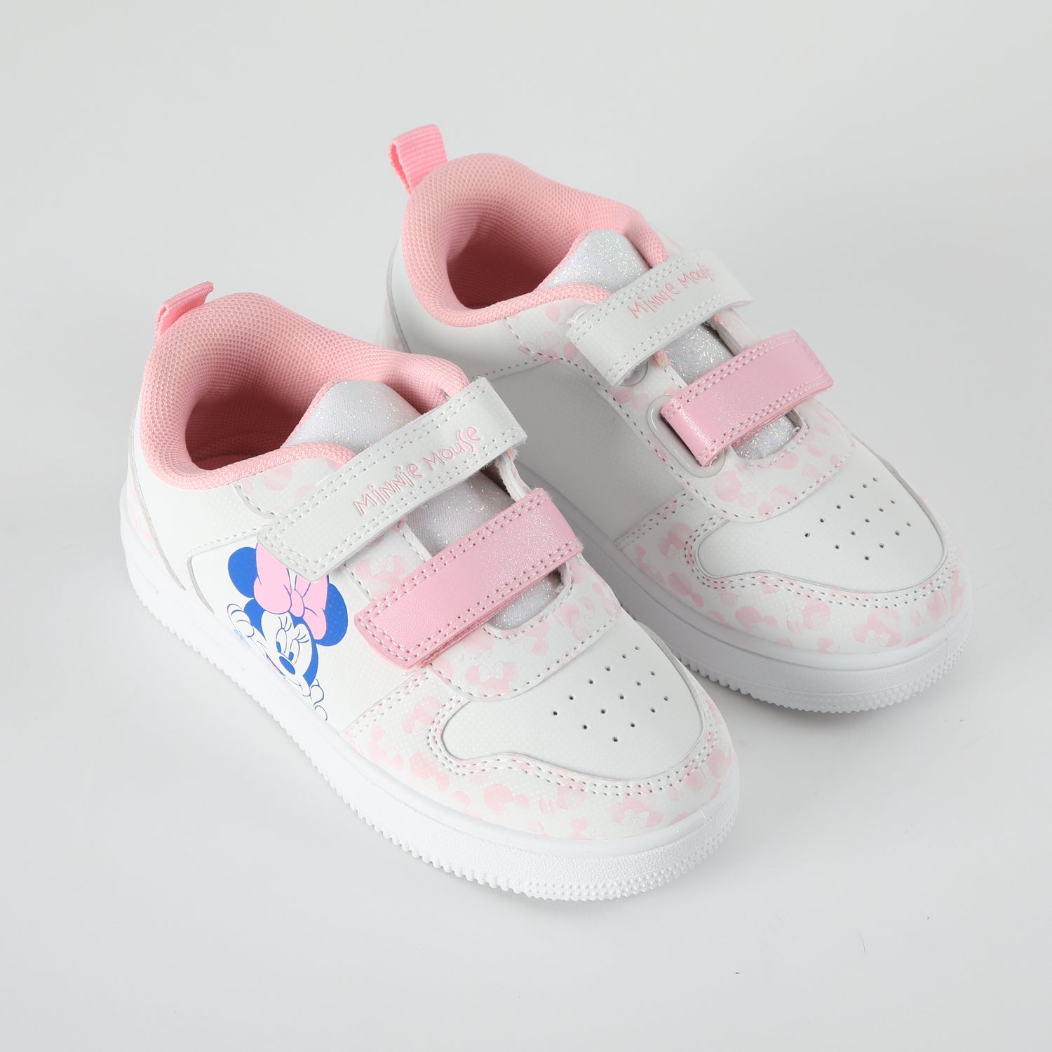 Zapatilla Niña Velcro Minnie Smile Blanco Disney