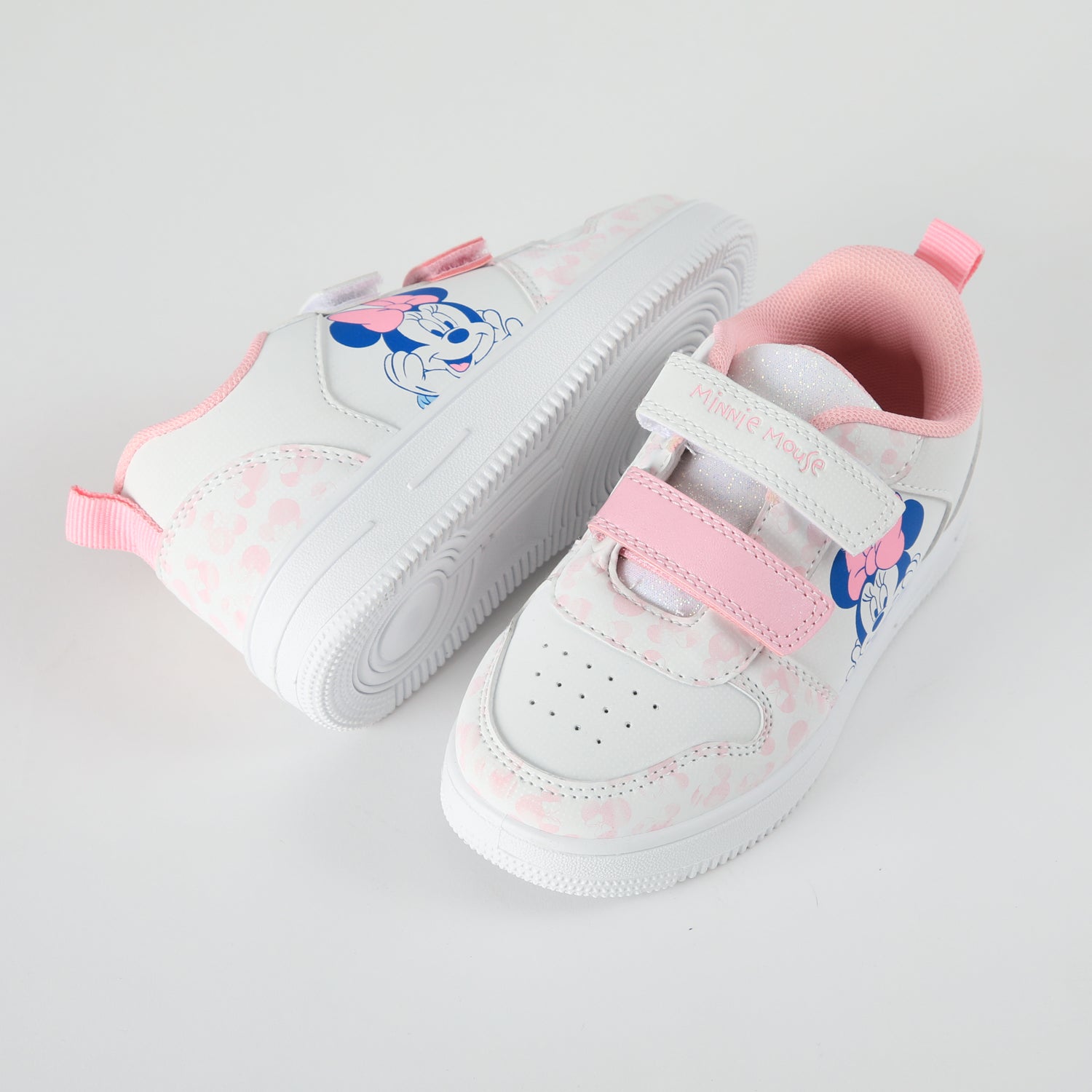 Zapatilla Niña Velcro Minnie Smile Blanco Disney