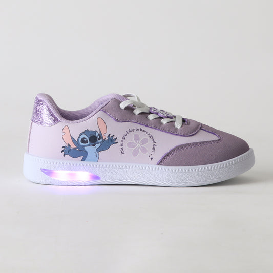 Zapatilla Luces Niña Flor Lilo & Stitch Morado Disney - Zapatillas Chile | The Brands Club cl