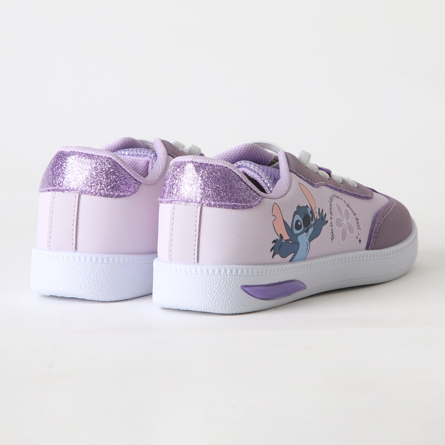 Zapatilla Luces Niña Flor Lilo & Stitch Morado Disney - Zapatillas Chile | The Brands Club cl