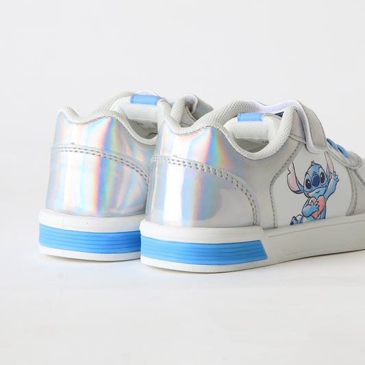 Zapatilla Luces Niña Corazón Lilo & Stitch Blanco Disney - Zapatillas Chile | The Brands Club cl