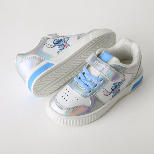 Zapatilla Luces Niña Corazón Lilo & Stitch Blanco Disney - Zapatillas Chile | The Brands Club cl