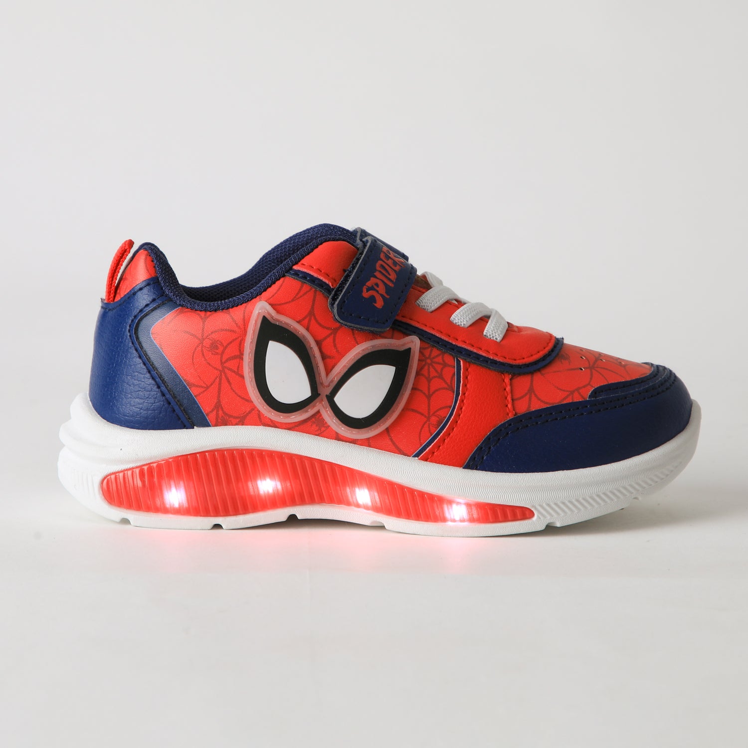 Zapatilla Luces Niño Velcro Spiderman Ojos Rojo Marvel - Zapatillas Chile | The Brands Club cl