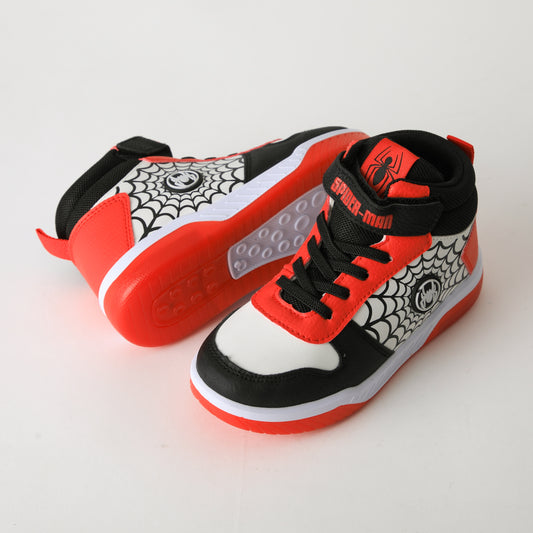 Zapatilla Caña Alta Niño Luces Spiderman Blanco Marvel - Zapatillas Chile | The Brands Club cl