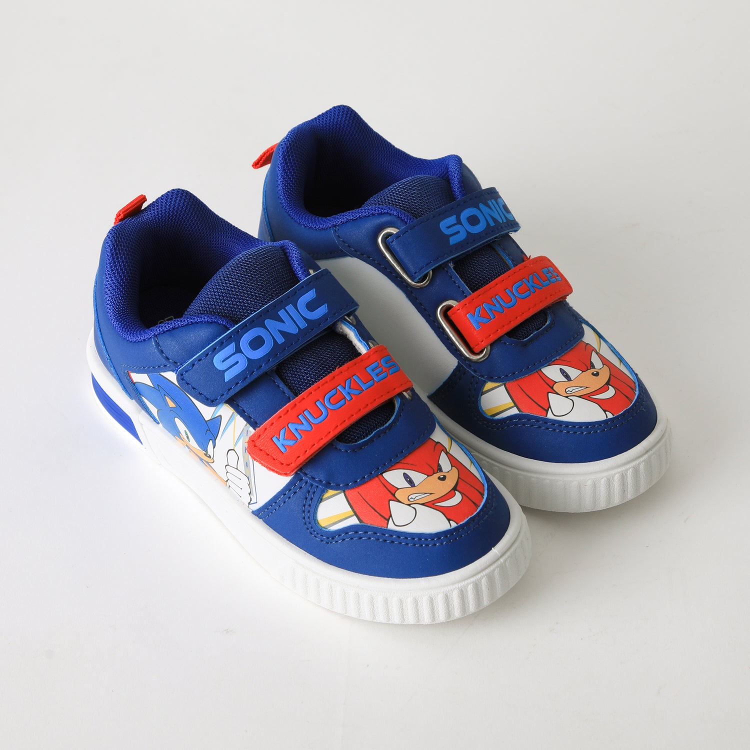 Zapatilla Luces Niño Velcro Sonic & Nuckles Azul Sonic - Zapatillas Chile | The Brands Club cl