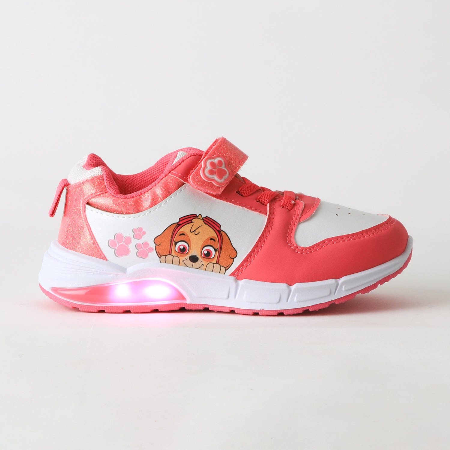 Zapatilla Luces Niña Velcro Skye Rosado Paw Patrol - Zapatillas Chile | The Brands Club cl