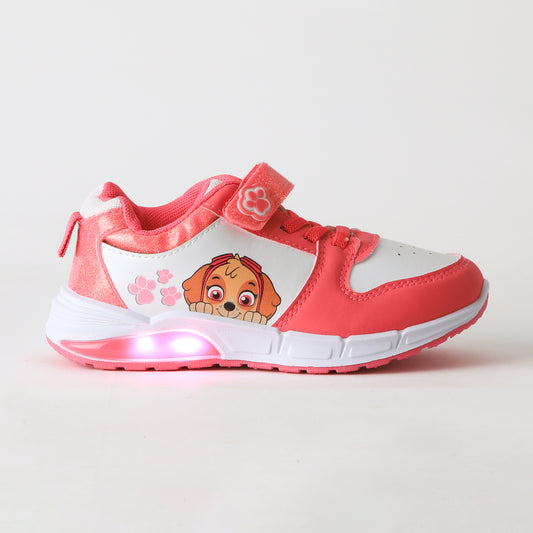 Zapatilla Luces Niña Velcro Skye Rosado Paw Patrol - Zapatillas Chile | The Brands Club cl