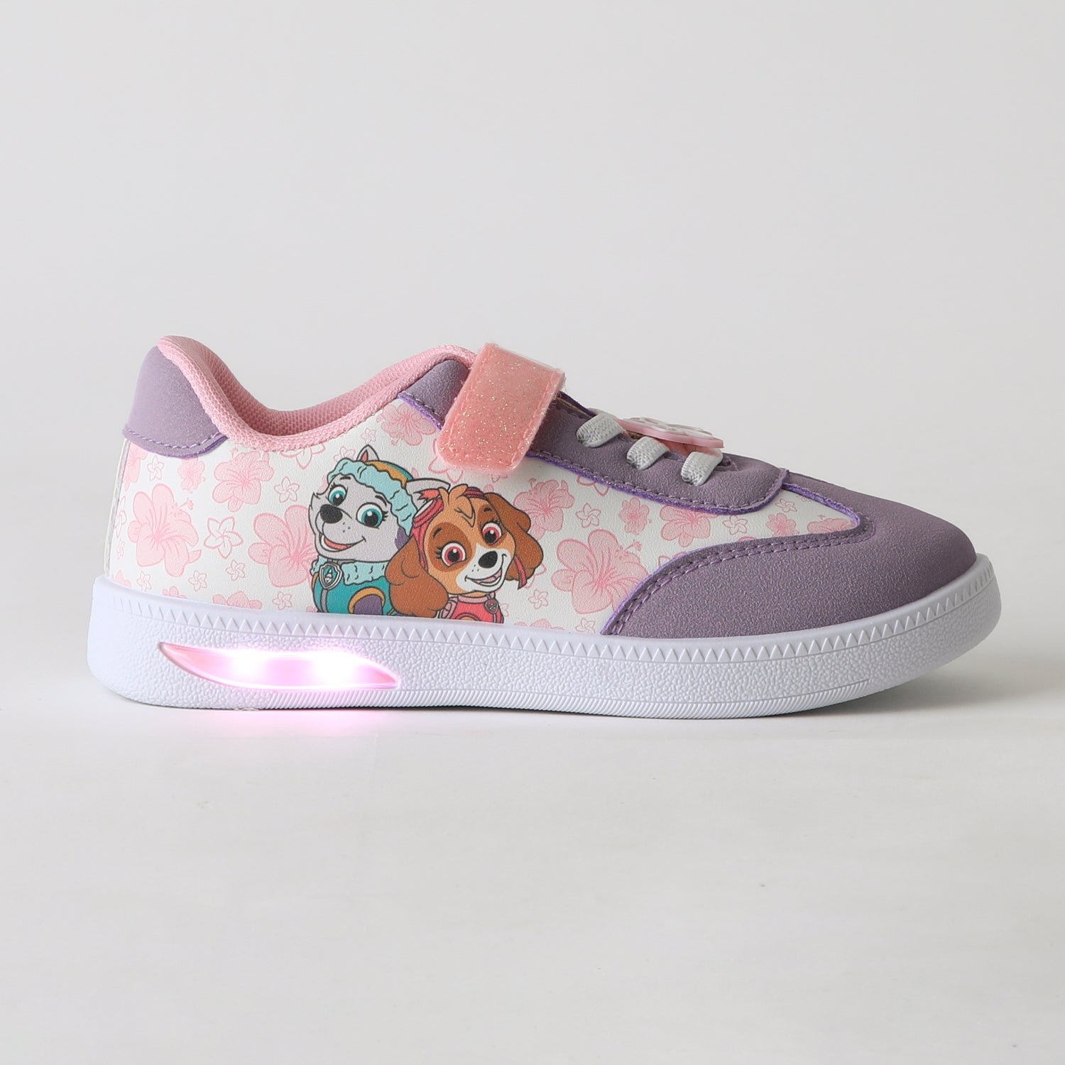 Zapatilla Luces Niña Velcro Everest & Skye Morado Paw Patrol - Zapatillas Chile | The Brands Club cl