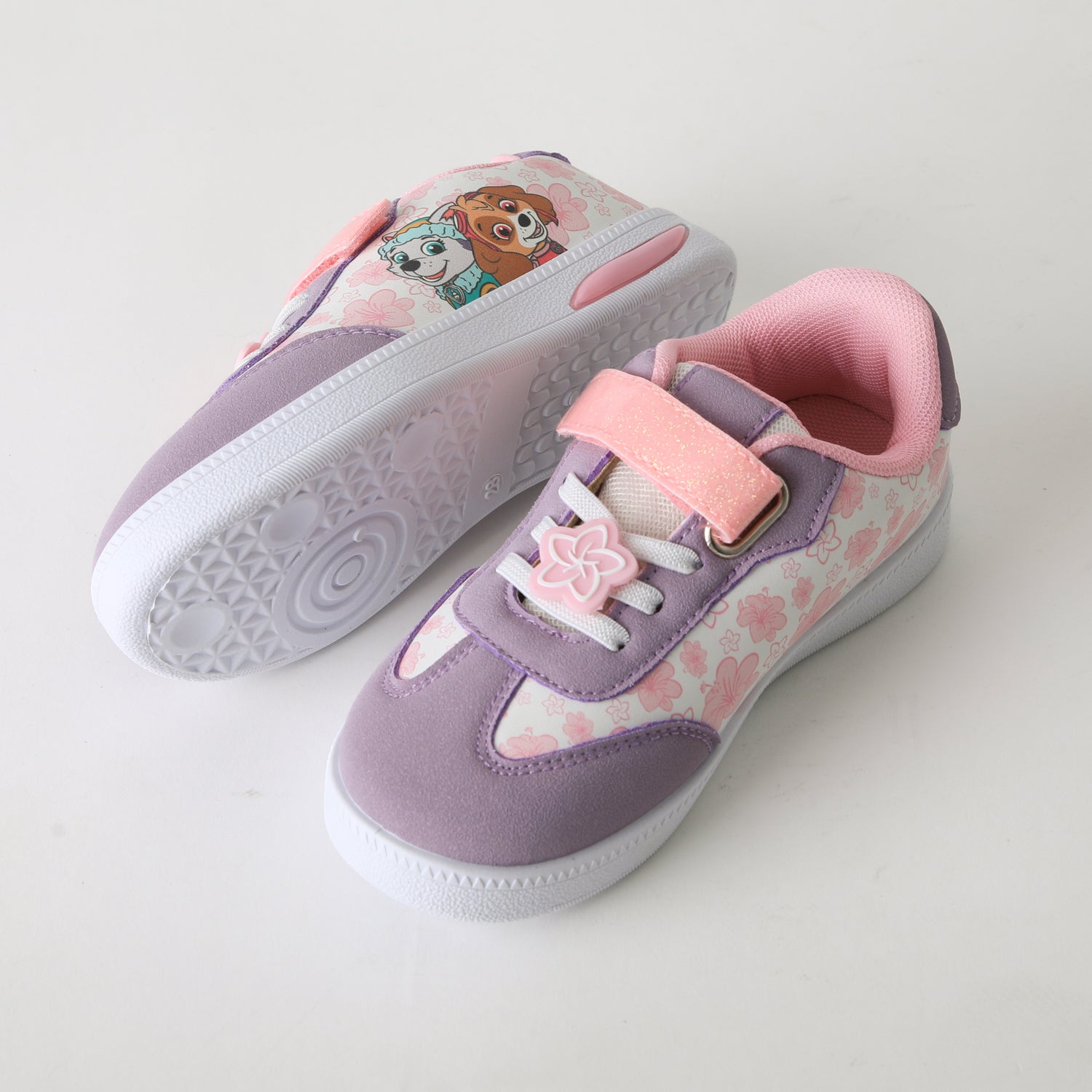 Zapatilla Luces Niña Velcro Everest & Skye Morado Paw Patrol - Zapatillas Chile | The Brands Club cl