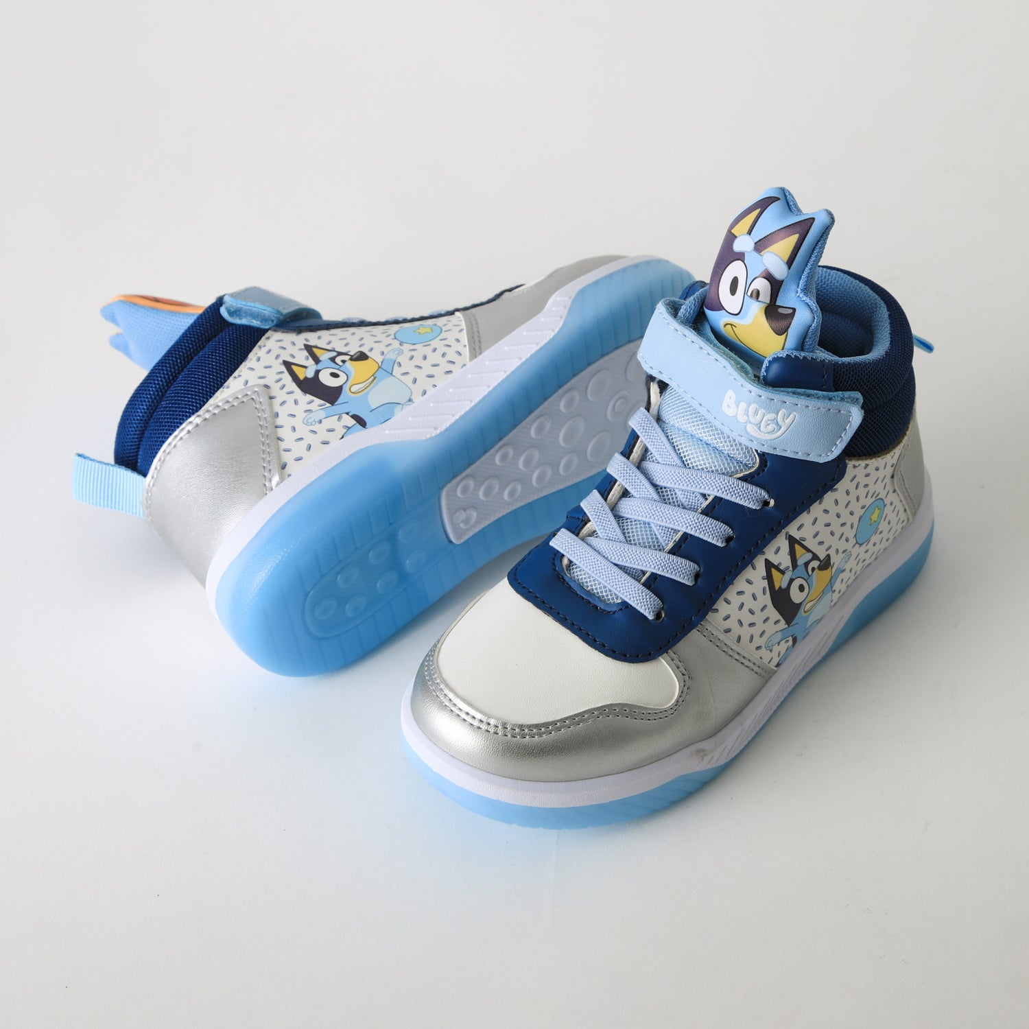 Zapatilla Caña Alta Niño Luces Blanco Bingo & Bluey - Zapatillas Chile | The Brands Club cl