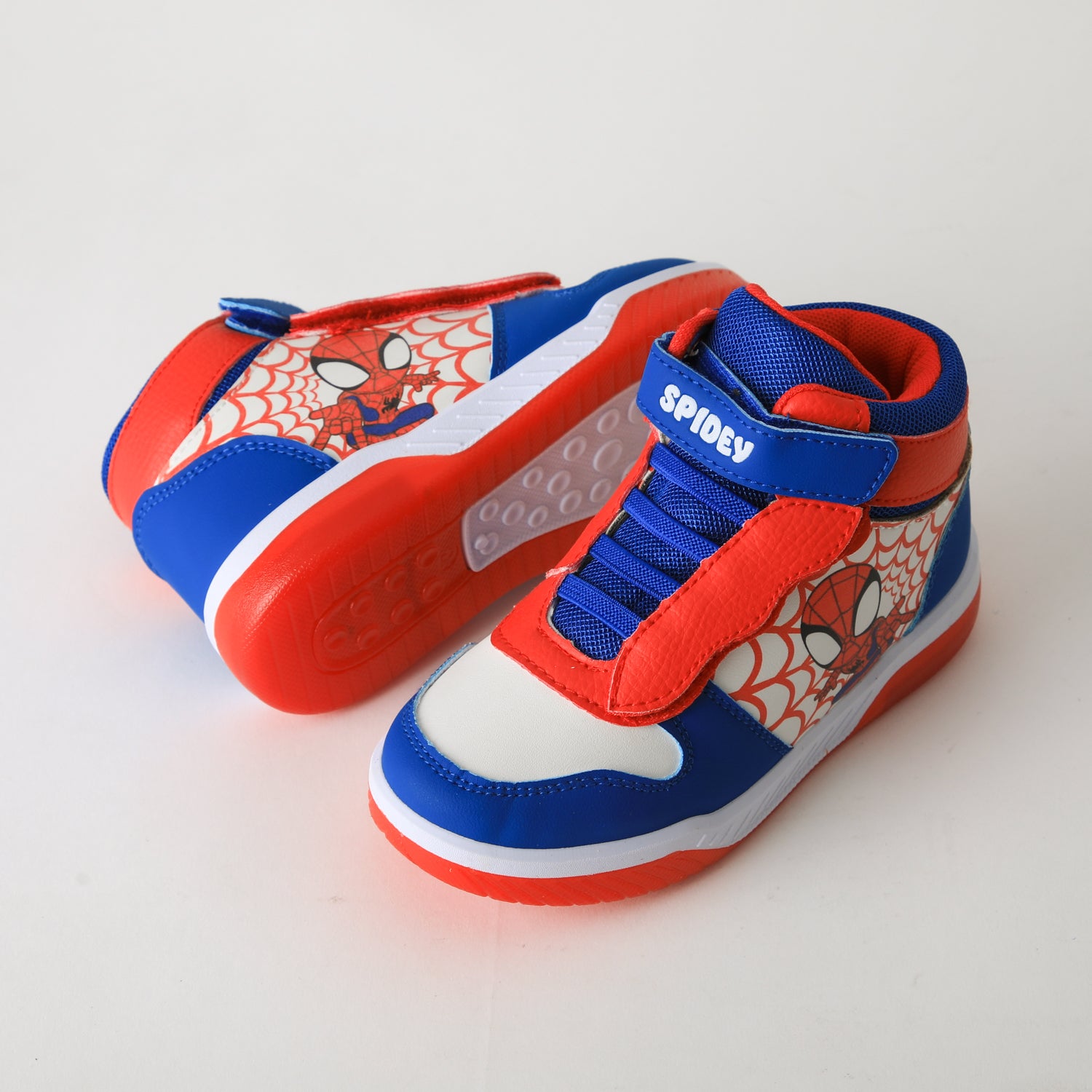 Zapatilla Caña Alta Niño Luces Spidey Blanco Marvel - Zapatillas Chile | The Brands Club cl