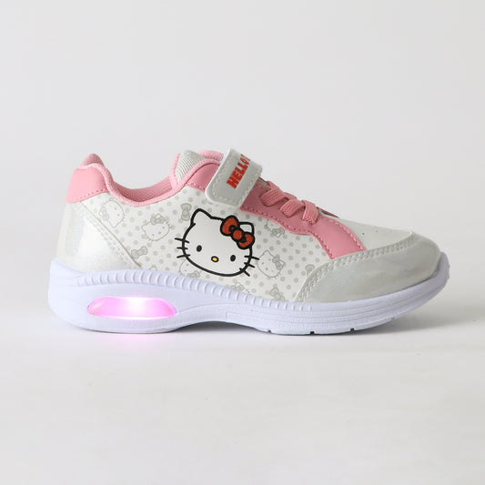 Zapatilla Luces Niña Velcro Blanco Hello Kitty - Zapatillas Chile | The Brands Club cl
