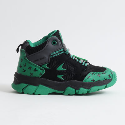 Zapatilla Outdoor Niño Full Print Verde Minecraft - Zapatillas Chile | The Brands Club cl