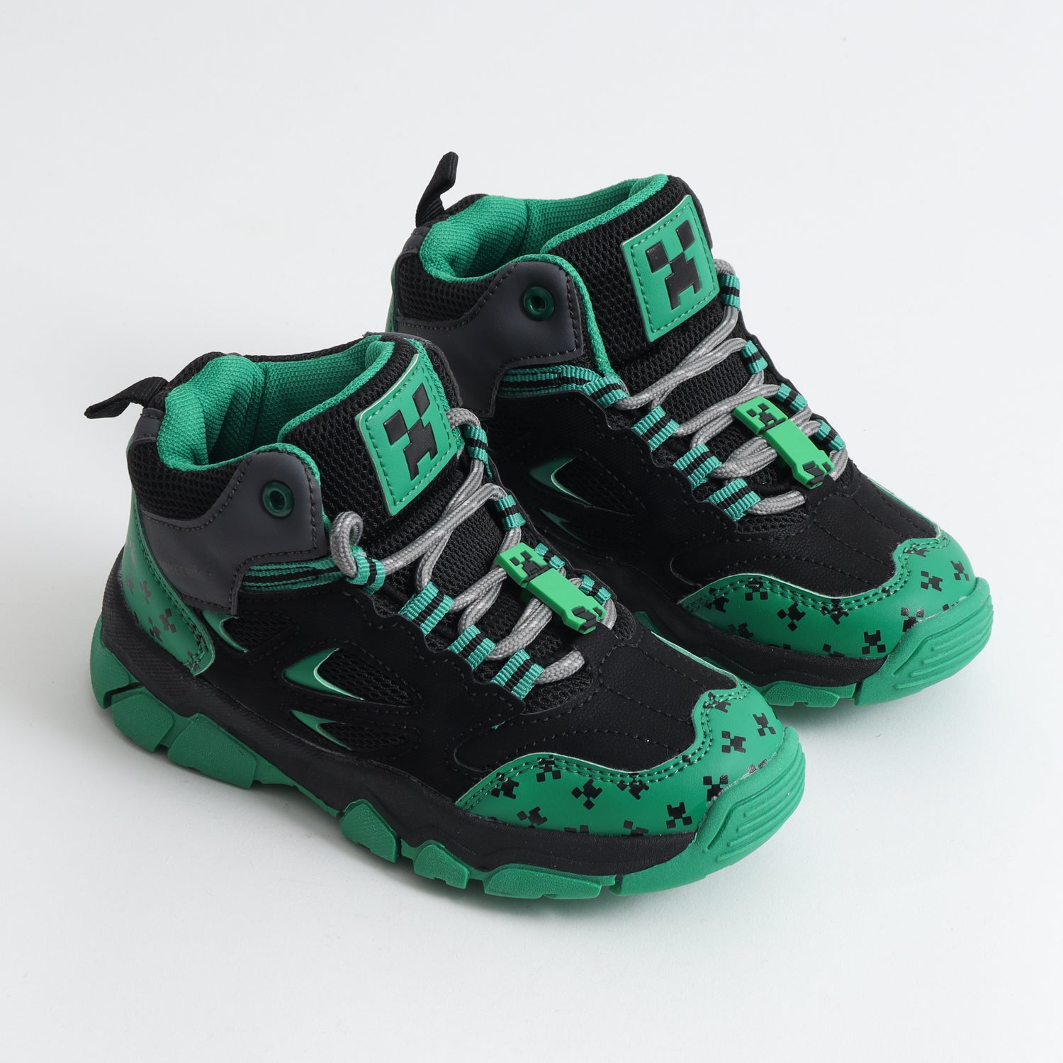 Zapatilla Outdoor Niño Full Print Verde Minecraft - Zapatillas Chile | The Brands Club cl