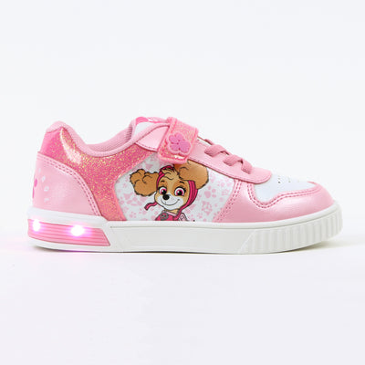 Zapatilla Luces Niña Brillos Skye Rosado Paw Patrol