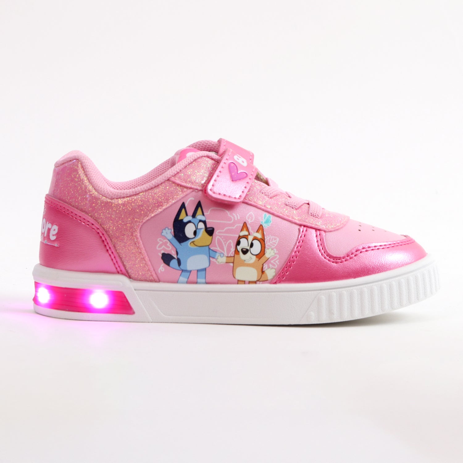 Zapatilla Luces Niña Bingo & Bluey Diseño Rosado