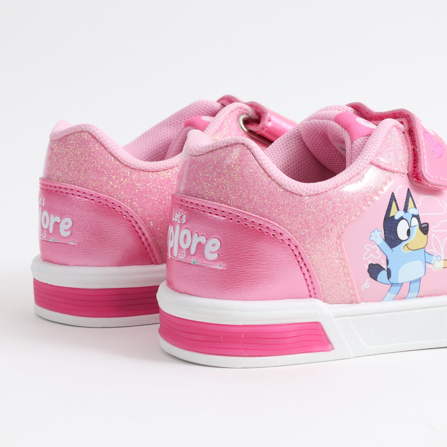 Zapatilla Luces Niña Bingo & Bluey Diseño Rosado