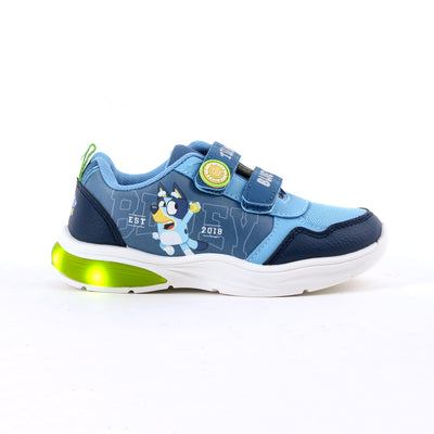 Zapatilla Luces Niño Bluey Est 2018 Azul