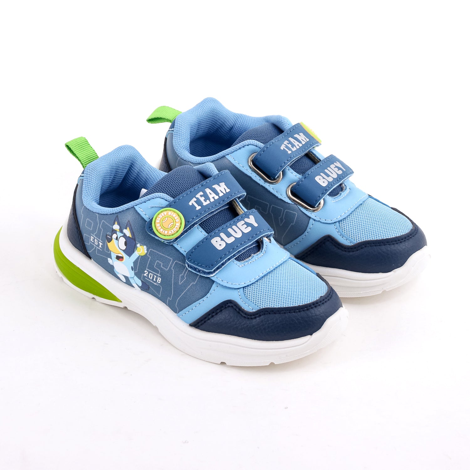 Zapatilla Luces Niño Bluey Est 2018 Azul