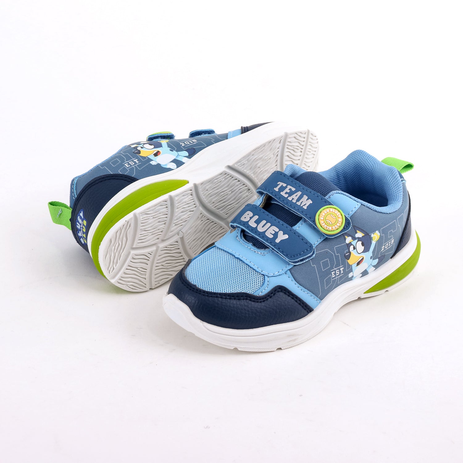 Zapatilla Luces Niño Bluey Est 2018 Azul