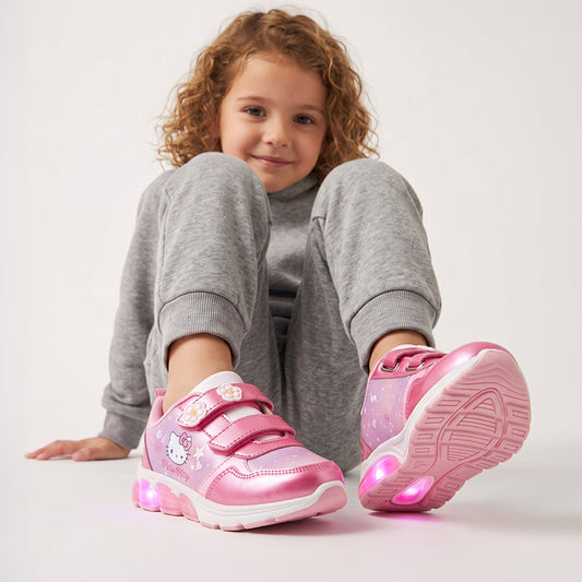 Zapatilla Luces Niña Hello Kitty Marina Rosado - Zapatillas Chile | The Brands Club cl