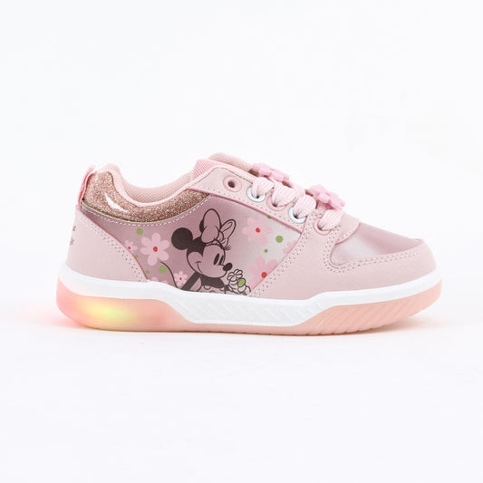Zapatilla Luces Niña Minnie Disney Glitter Rosado - Zapatillas Chile | The Brands Club cl