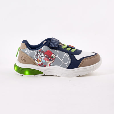 Zapatilla Luces Niño Paw Patrol Marshalll & Dino Gris