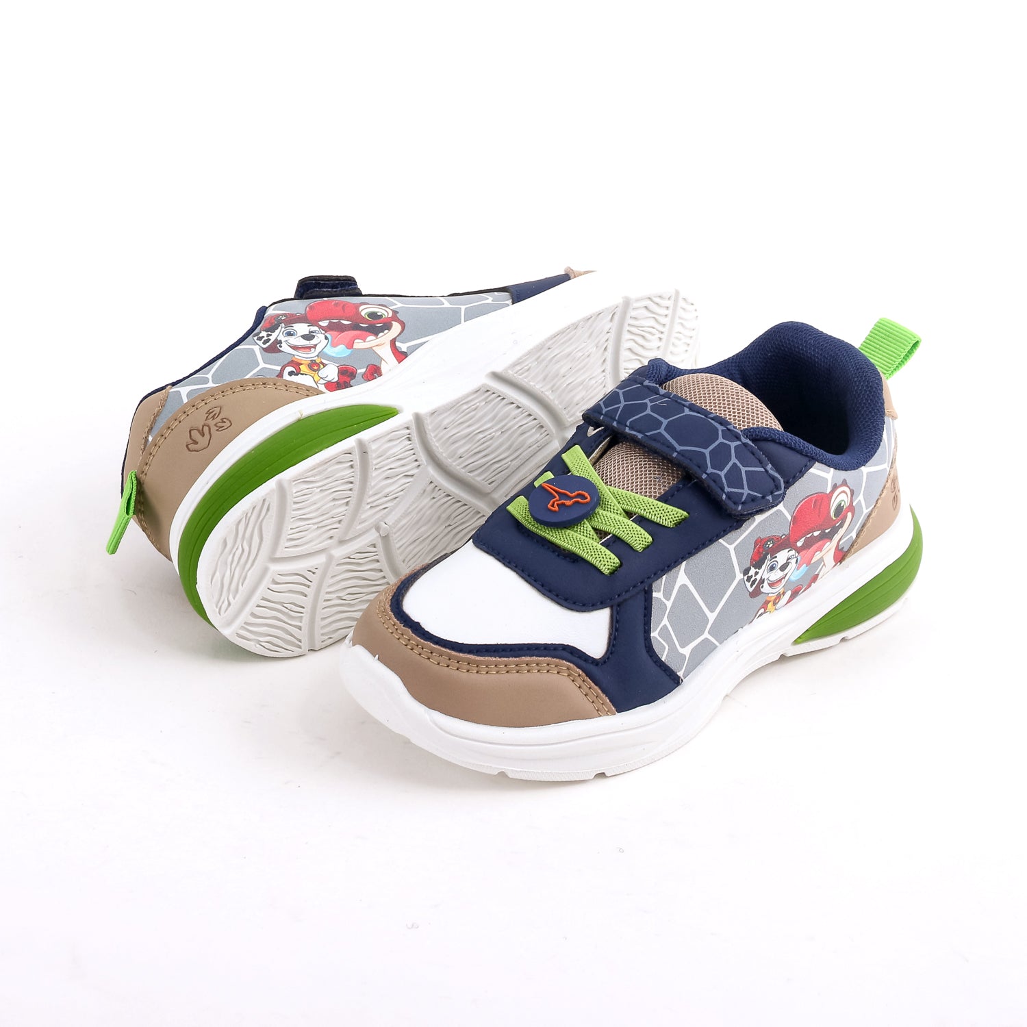 Zapatilla Luces Niño Marshall & Dino Gris Paw Patrol