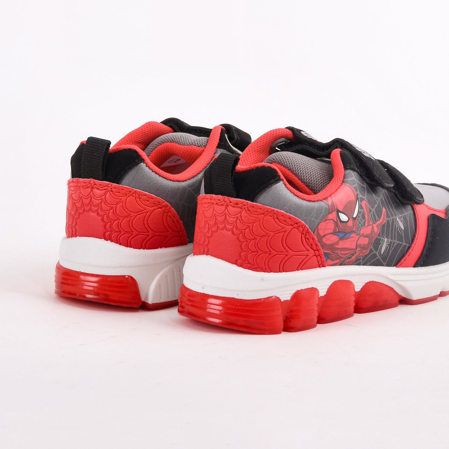 Zapatilla Luces Niño Spiderman Marvel Rojo