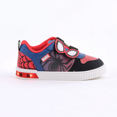 Zapatilla Luces Niño Spiderman Marvel Ojos Rojo