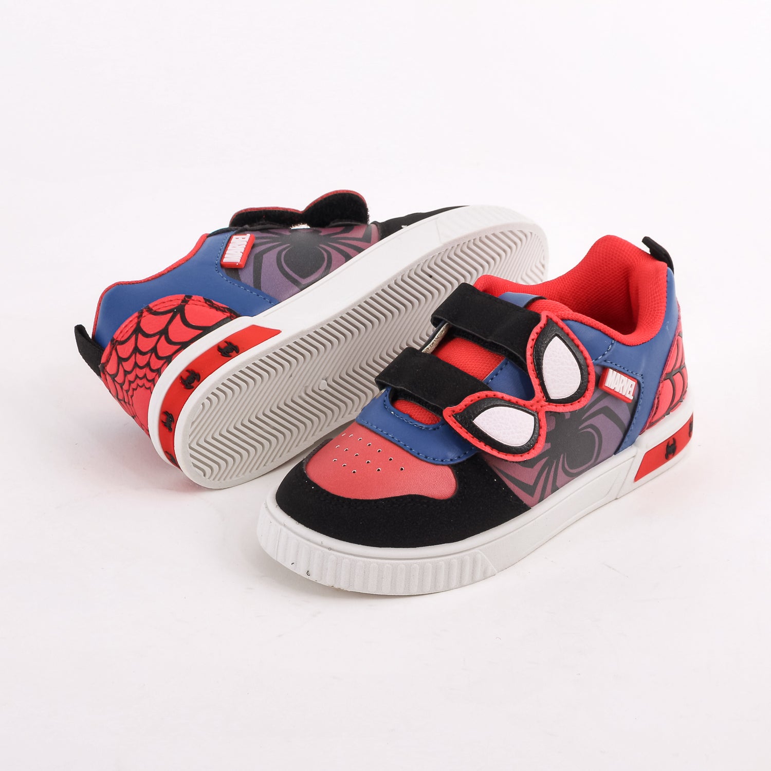 Zapatilla Luces Niño Spiderman Marvel Ojos Rojo