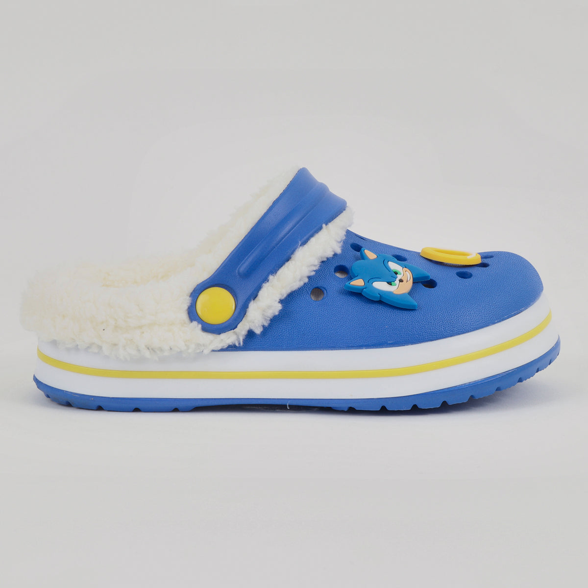 Zueco de Eva Con Chiporro Niño Pins Azul Sonic - Zuecos Chile | The Brands Club cl