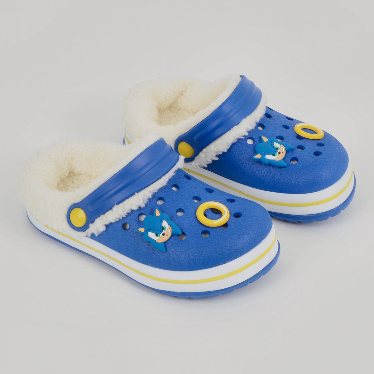 Zueco de Eva Con Chiporro Niño Pins Azul Sonic - Zuecos Chile | The Brands Club cl