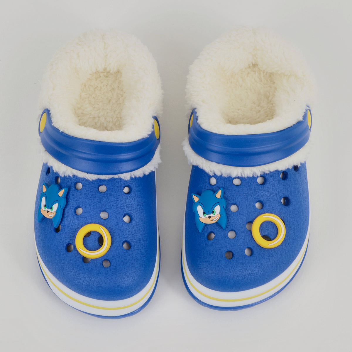 Zueco de Eva Con Chiporro Niño Pins Azul Sonic - Zuecos Chile | The Brands Club cl