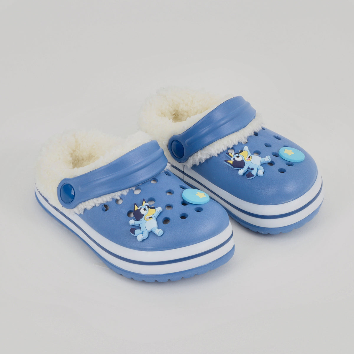 Zueco de Eva Con Chiporro Niño Pelota Azul Bluey